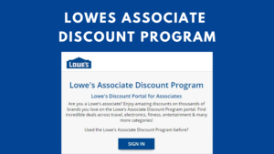 lowes discount program