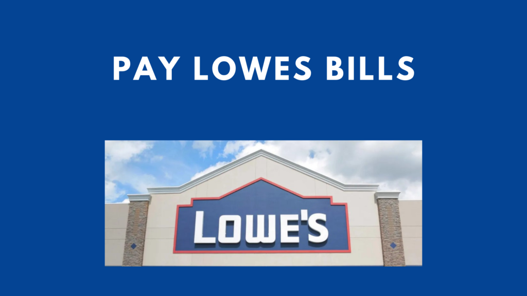 pay lowes bill